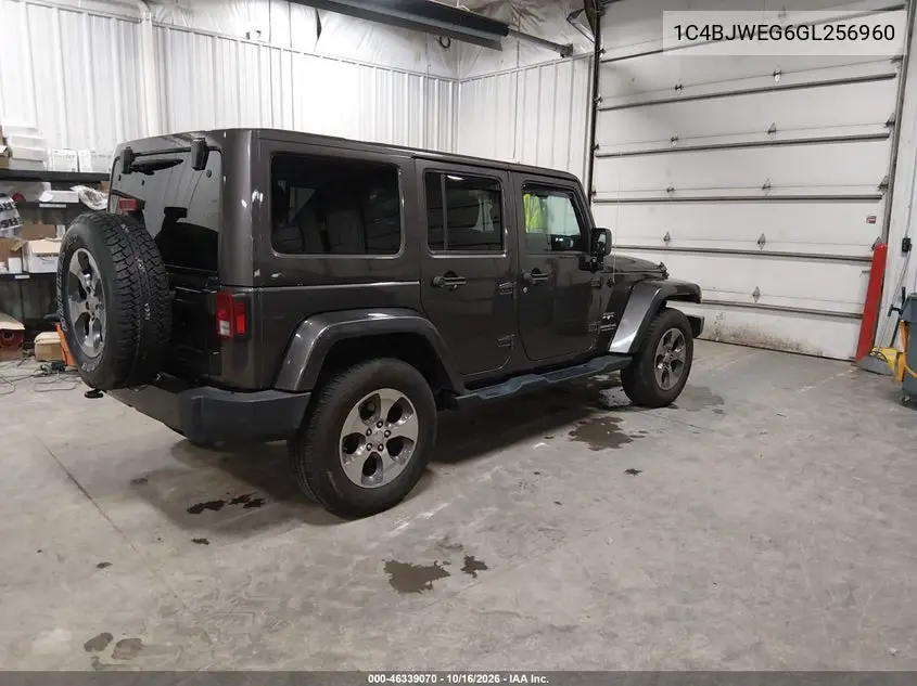 2016 JEEP WRANGLER VIN 1C4BJWEG6GL256960 — фото 4