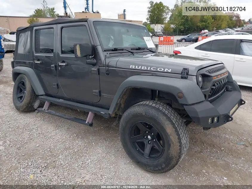 JEEP WRANGLER 2016, VIN 1C4BJWFG3GL182704