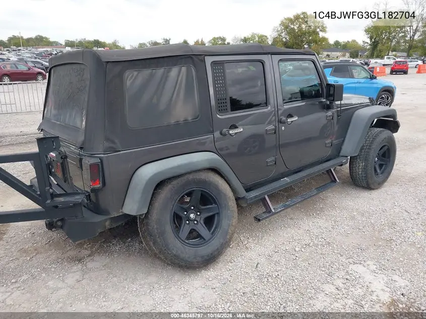 2016 JEEP WRANGLER VIN 1C4BJWFG3GL182704 — фото 4