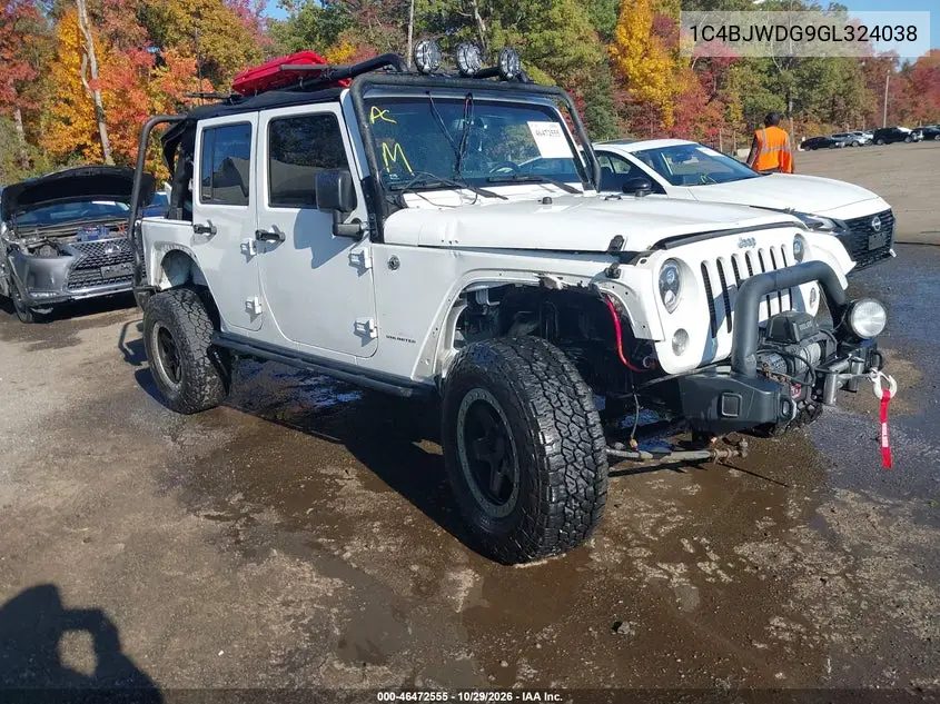 JEEP WRANGLER 2016, VIN 1C4BJWDG9GL324038
