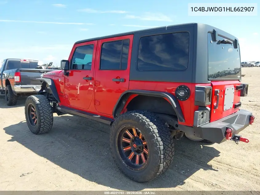 2017 JEEP WRANGLER VIN 1C4BJWDG1HL662907 — фото 3