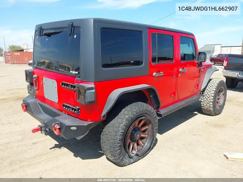 2017 JEEP WRANGLER VIN 1C4BJWDG1HL662907 — фото 4
