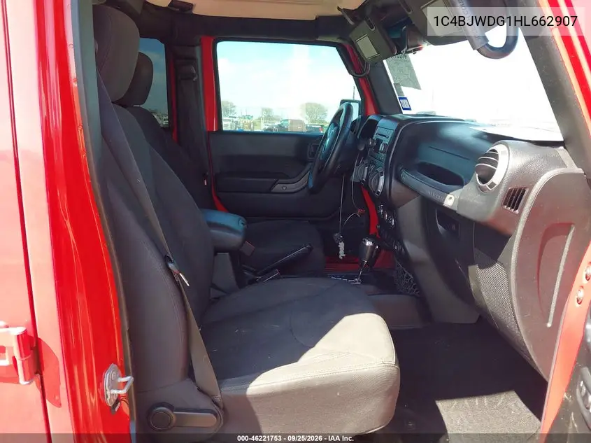 2017 JEEP WRANGLER VIN 1C4BJWDG1HL662907 — фото 5