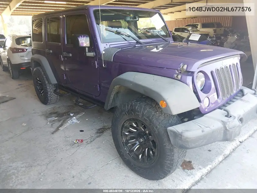 JEEP WRANGLER 2017, VIN 1C4BJWDG2HL677576