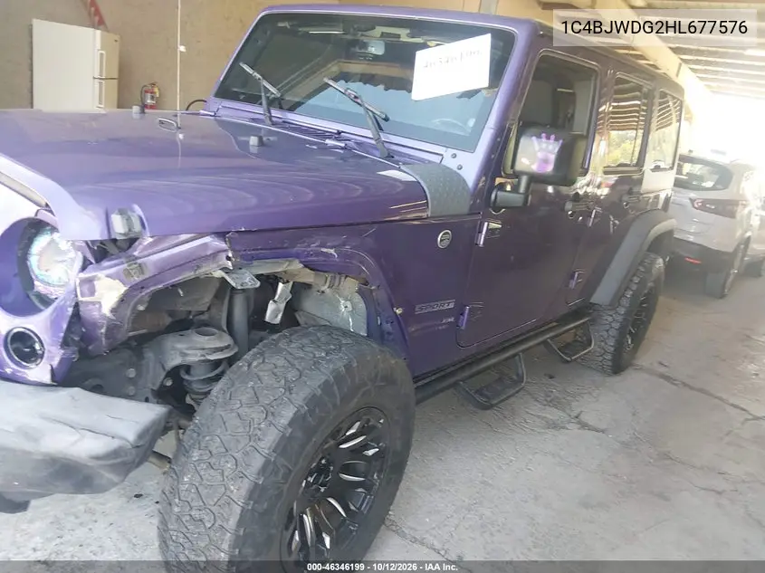2017 JEEP WRANGLER VIN 1C4BJWDG2HL677576 — фото 2