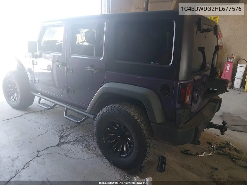 2017 JEEP WRANGLER VIN 1C4BJWDG2HL677576 — фото 3