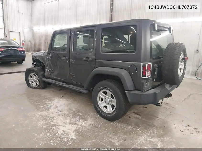 2017 JEEP WRANGLER VIN 1C4BJWDG6HL707372 — фото 3