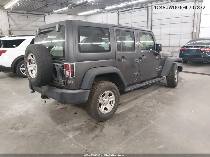 2017 JEEP WRANGLER VIN 1C4BJWDG6HL707372 — фото 4