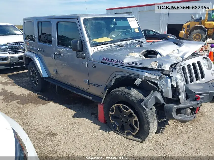 JEEP WRANGLER 2017, VIN 1C4BJWFG5HL532965