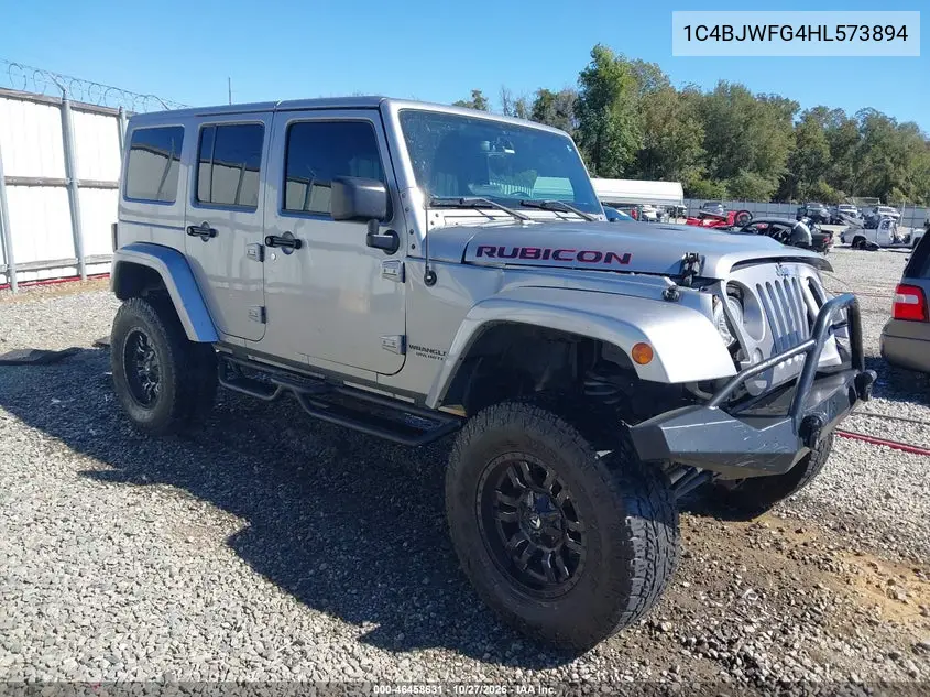 JEEP WRANGLER 2017, VIN 1C4BJWFG4HL573894