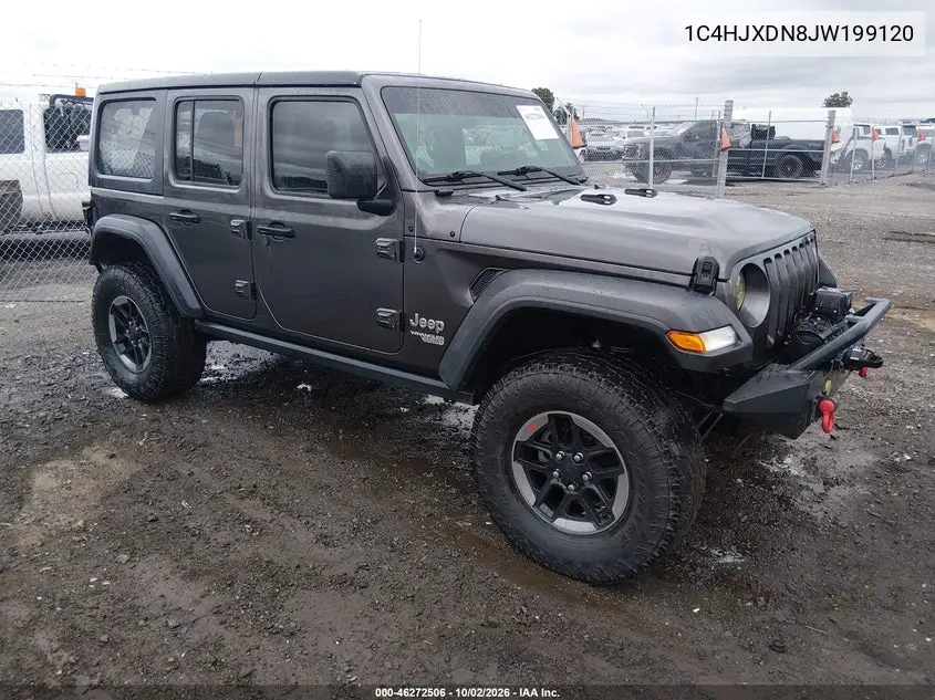 JEEP WRANGLER 2018, VIN 1C4HJXDN8JW199120