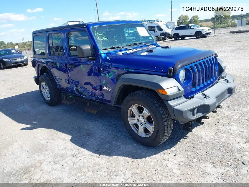 JEEP WRANGLER 2018, VIN 1C4HJXDG6JW229975