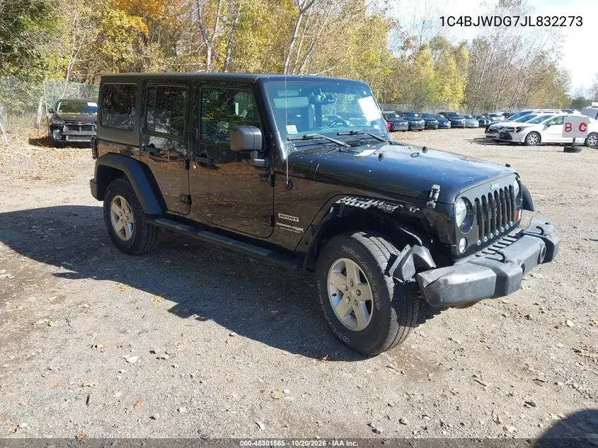 JEEP WRANGLER 2018, VIN 1C4BJWDG7JL832273