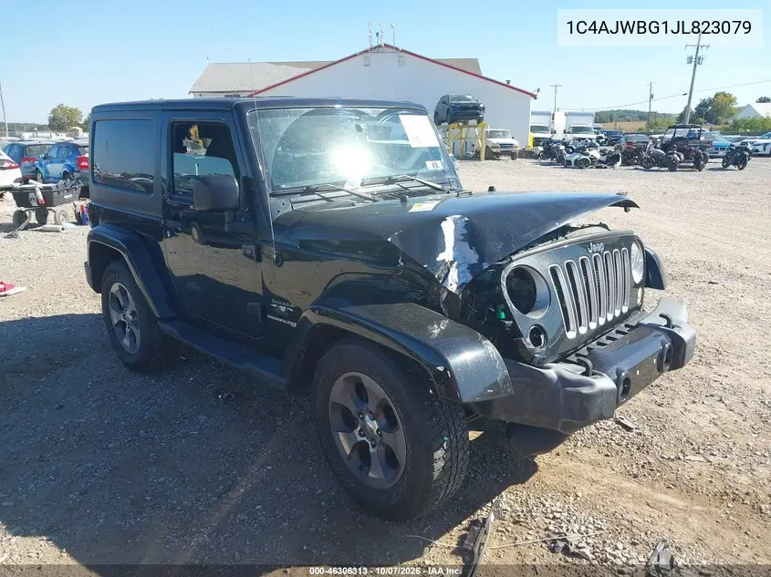 JEEP WRANGLER 2018, VIN 1C4AJWBG1JL823079