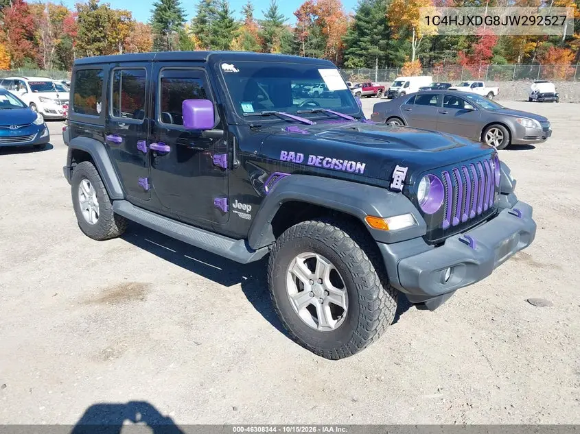 JEEP WRANGLER 2018, VIN 1C4HJXDG8JW292527