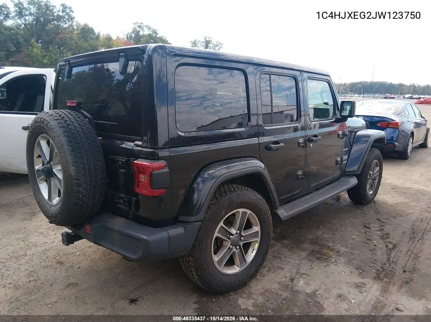 2018 JEEP WRANGLER VIN 1C4HJXEG2JW123750 — фото 4
