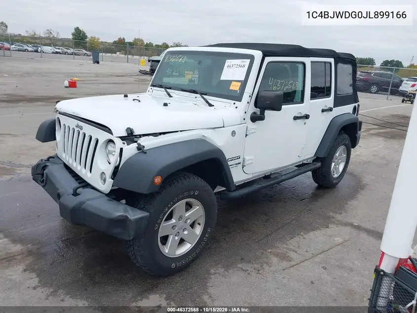 2018 JEEP WRANGLER VIN 1C4BJWDG0JL899166 — фото 2