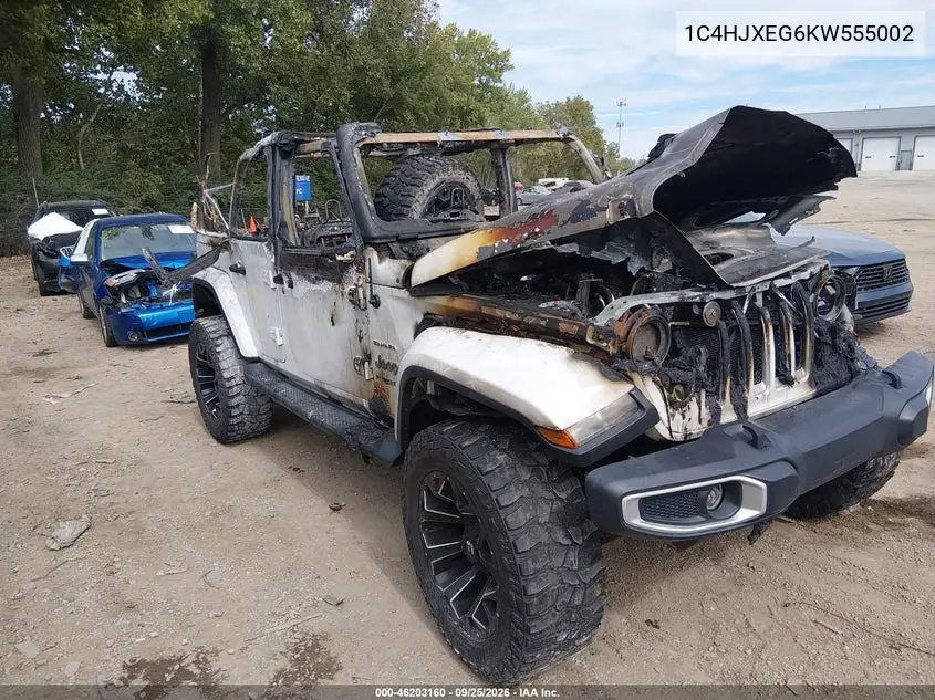 JEEP WRANGLER 2019, VIN 1C4HJXEG6KW555002