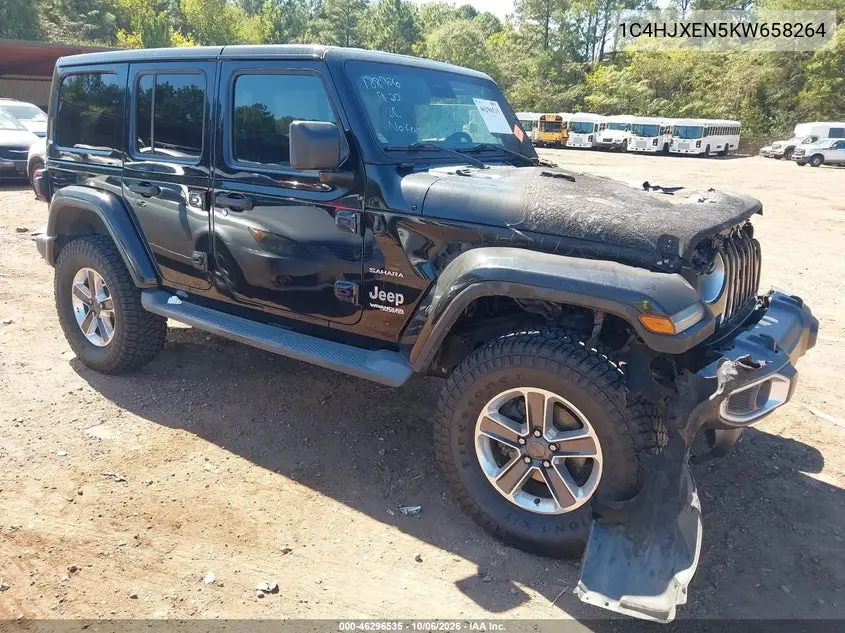 JEEP WRANGLER 2019, VIN 1C4HJXEN5KW658264