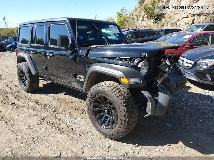 JEEP WRANGLER 2020, VIN 1C4HJXDG1LW328917