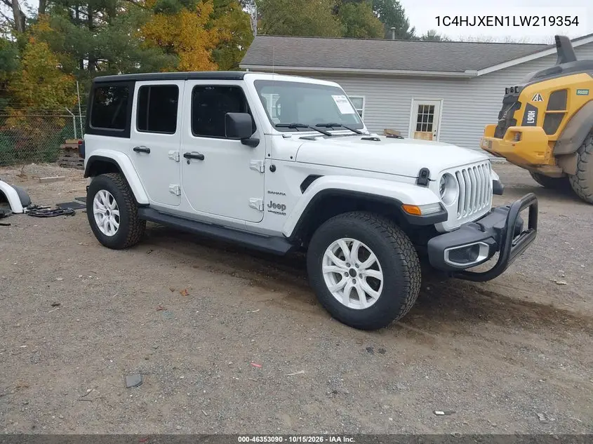 JEEP WRANGLER 2020, VIN 1C4HJXEN1LW219354
