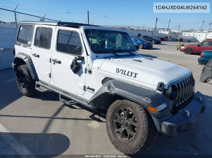 JEEP WRANGLER 2020, VIN 1C4HJXDG4LW264162