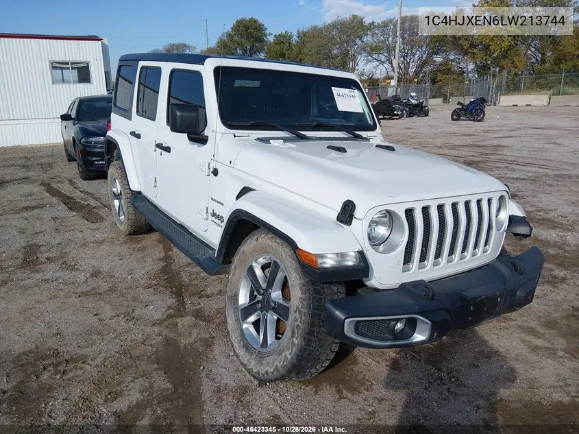 JEEP WRANGLER 2020, VIN 1C4HJXEN6LW213744