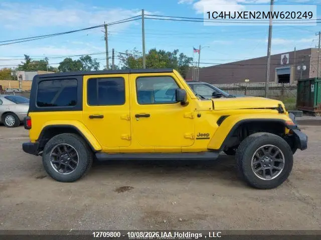 2021 JEEP WRANGLER VIN 1C4HJXEN2MW620249 — фото 14