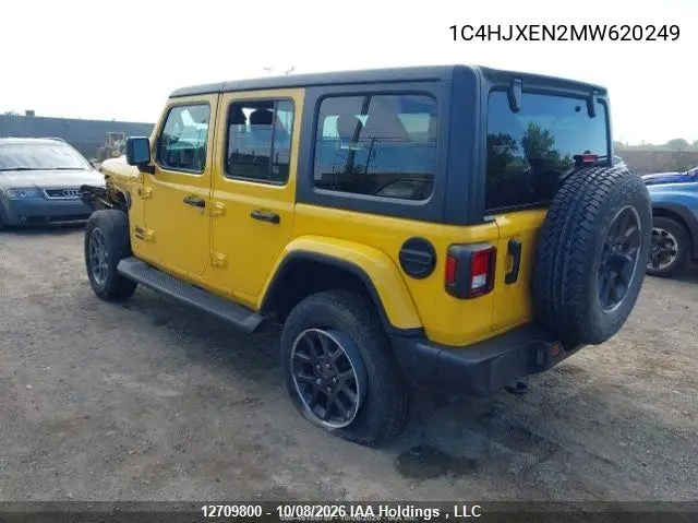 2021 JEEP WRANGLER VIN 1C4HJXEN2MW620249 — фото 4