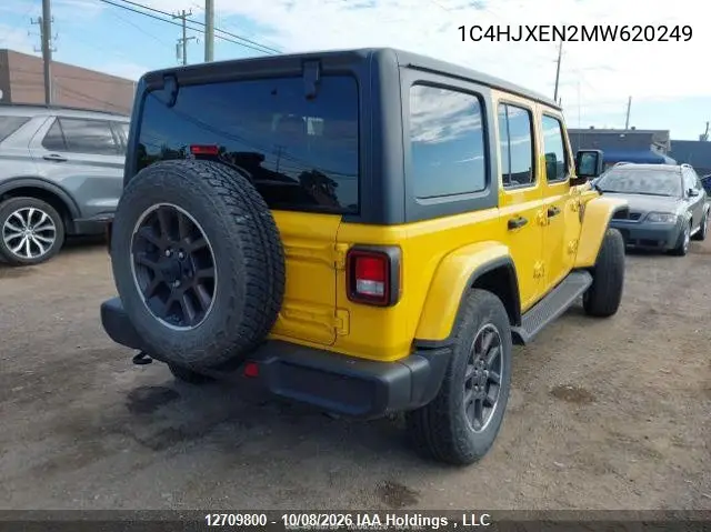 2021 JEEP WRANGLER VIN 1C4HJXEN2MW620249 — фото 5