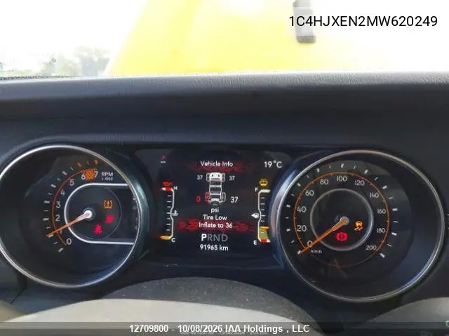 2021 JEEP WRANGLER VIN 1C4HJXEN2MW620249 — фото 8
