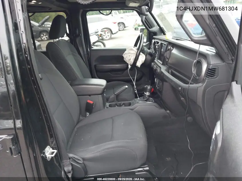 2021 JEEP WRANGLER VIN 1C4HJXDN1MW681304 — фото 5