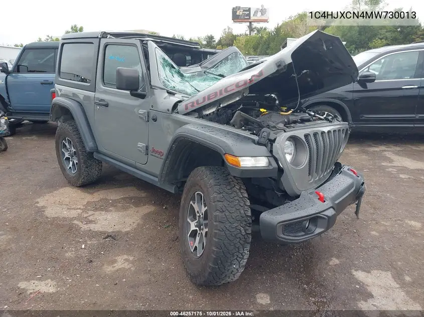 JEEP WRANGLER 2021, VIN 1C4HJXCN4MW730013