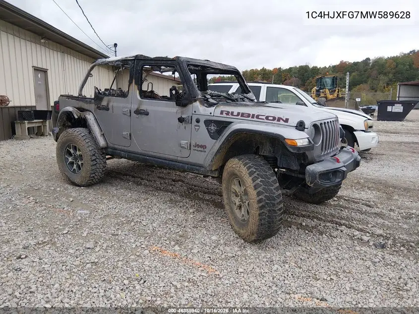 JEEP WRANGLER 2021, VIN 1C4HJXFG7MW589628