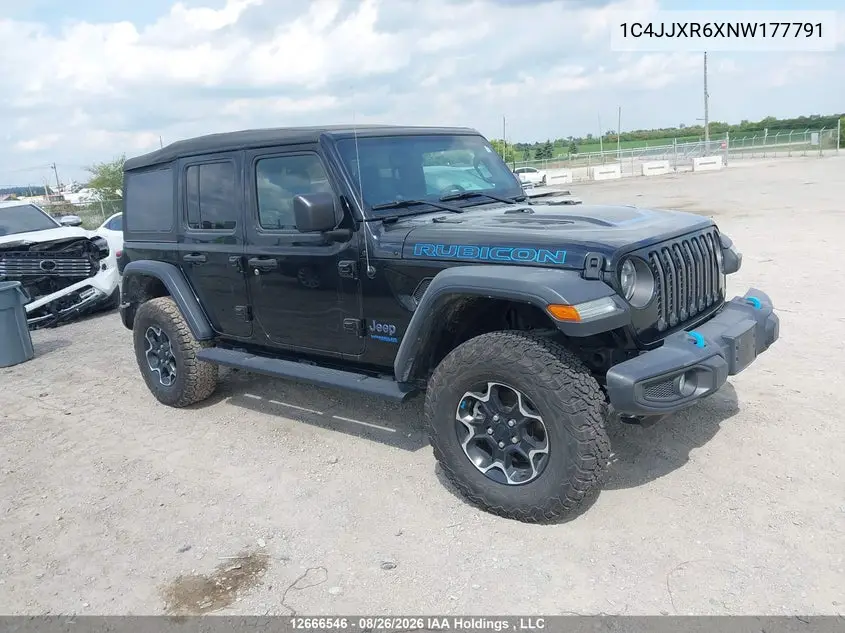 JEEP WRANGLER 2022, VIN 1C4JJXR6XNW177791