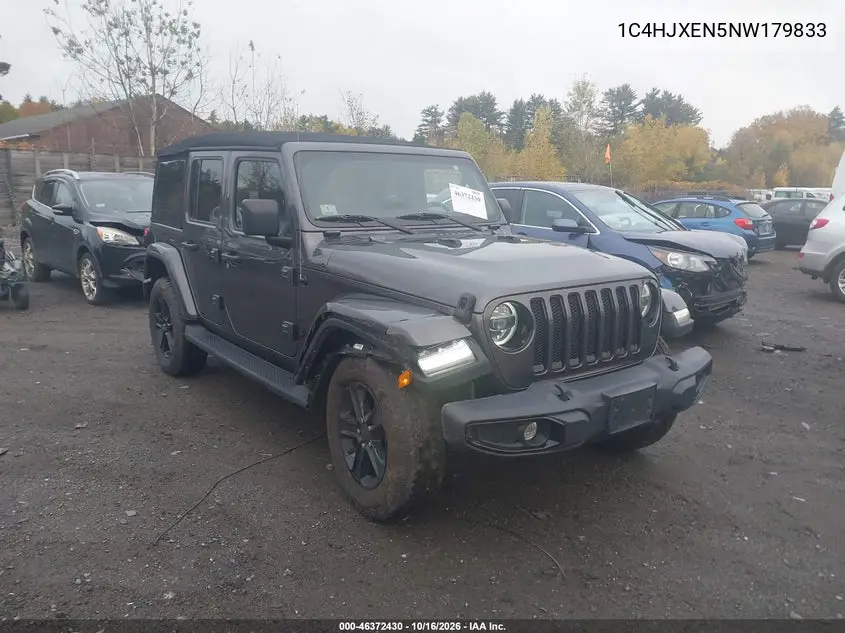 JEEP WRANGLER 2022, VIN 1C4HJXEN5NW179833