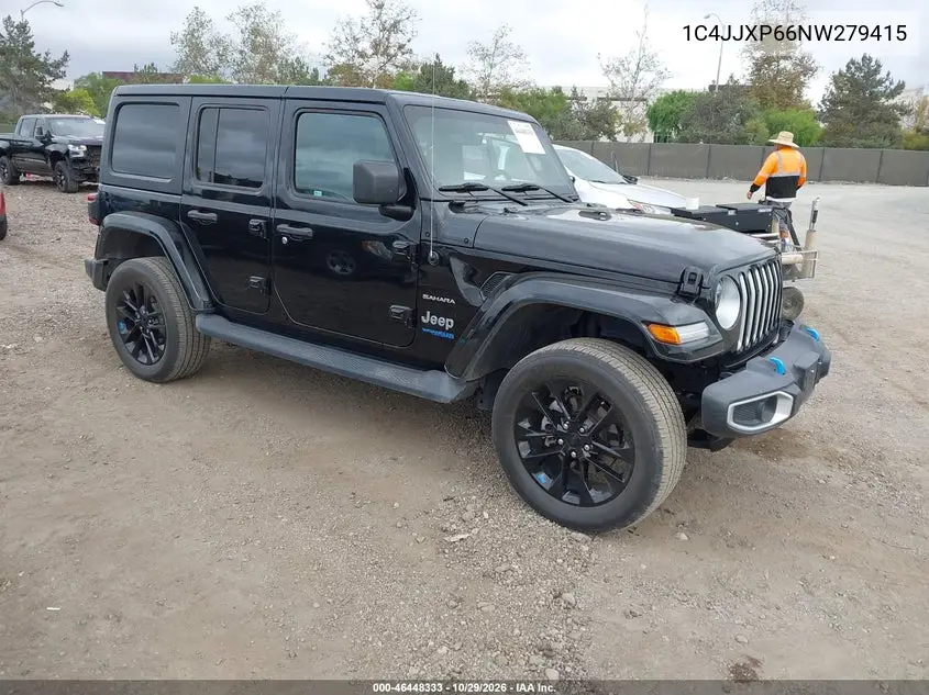 JEEP WRANGLER 2022, VIN 1C4JJXP66NW279415