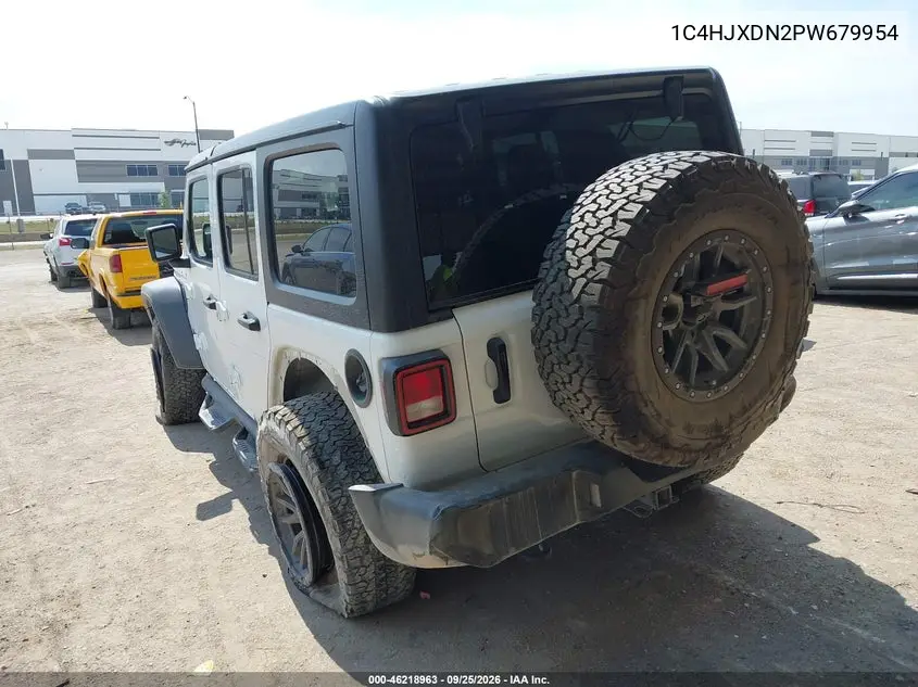 2023 JEEP WRANGLER VIN 1C4HJXDN2PW679954 — фото 3