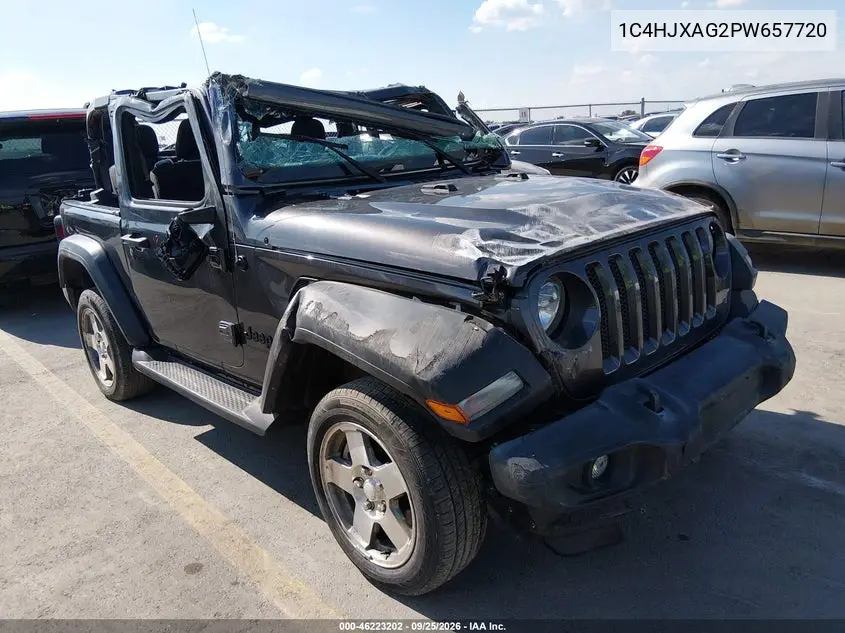 JEEP WRANGLER 2023, VIN 1C4HJXAG2PW657720
