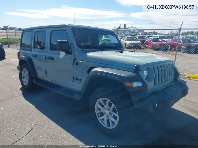 JEEP WRANGLER 2023, VIN 1C4HJXDGXPW619857