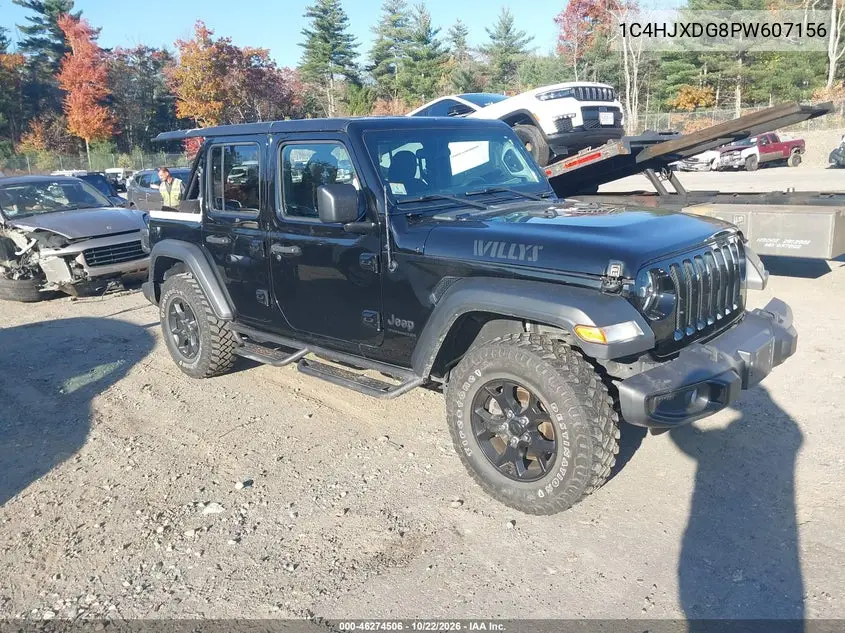JEEP WRANGLER 2023, VIN 1C4HJXDG8PW607156