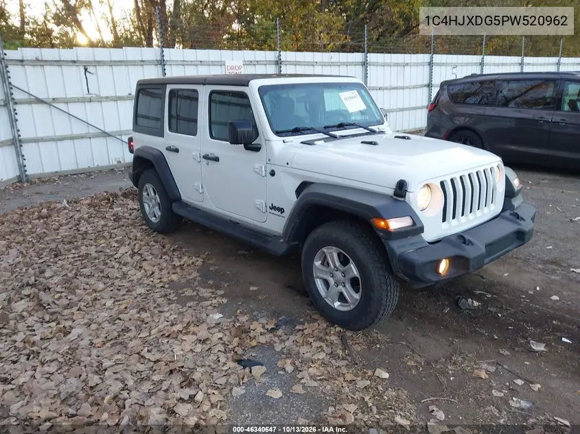 JEEP WRANGLER 2023, VIN 1C4HJXDG5PW520962