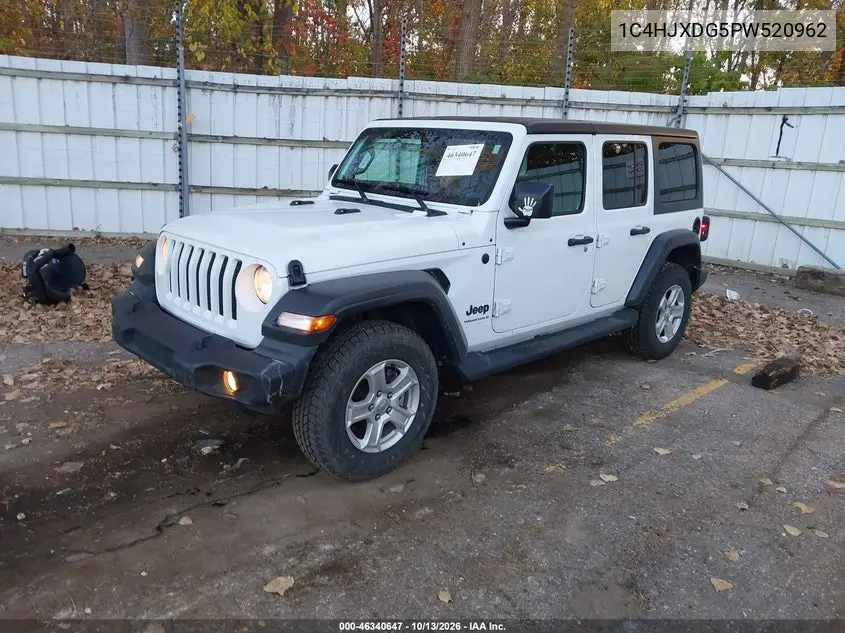 2023 JEEP WRANGLER VIN 1C4HJXDG5PW520962 — фото 2