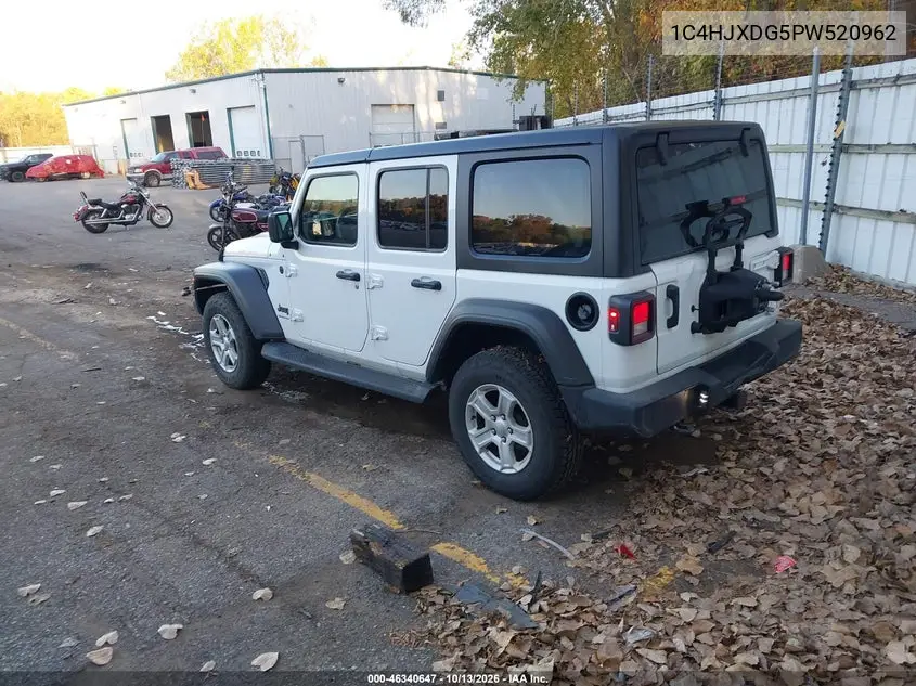 2023 JEEP WRANGLER VIN 1C4HJXDG5PW520962 — фото 3