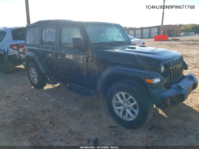 JEEP WRANGLER 2023, VIN 1C4HJXDN9PW671768