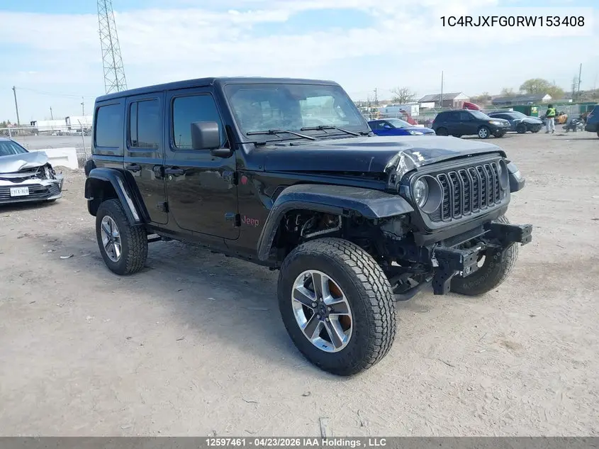 JEEP WRANGLER 2024, VIN 1C4RJXFG0RW153408