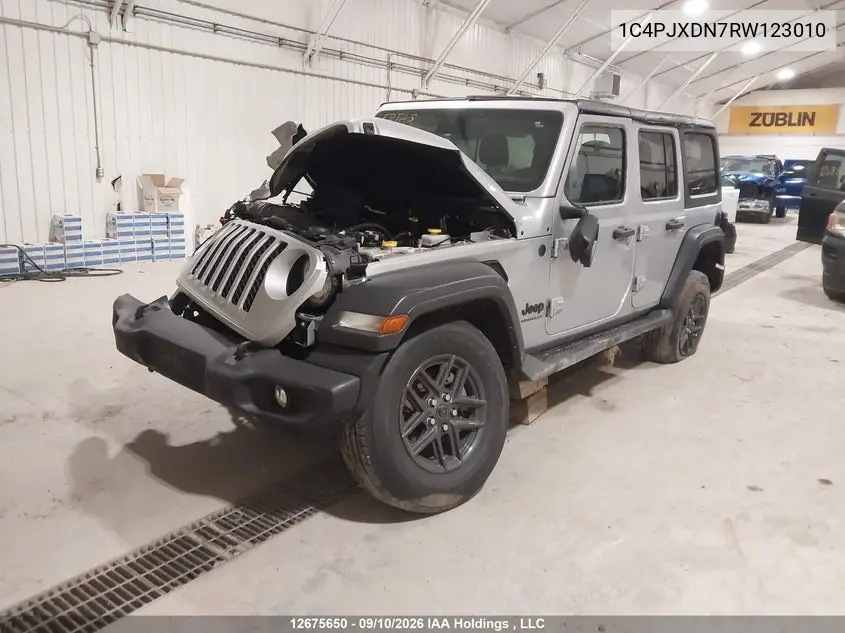 2024 JEEP WRANGLER VIN 1C4PJXDN7RW123010 — фото 2