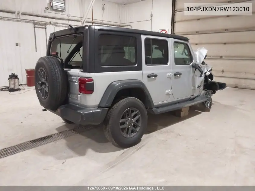 2024 JEEP WRANGLER VIN 1C4PJXDN7RW123010 — фото 4
