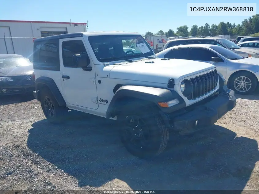 JEEP WRANGLER 2024, VIN 1C4PJXAN2RW368818