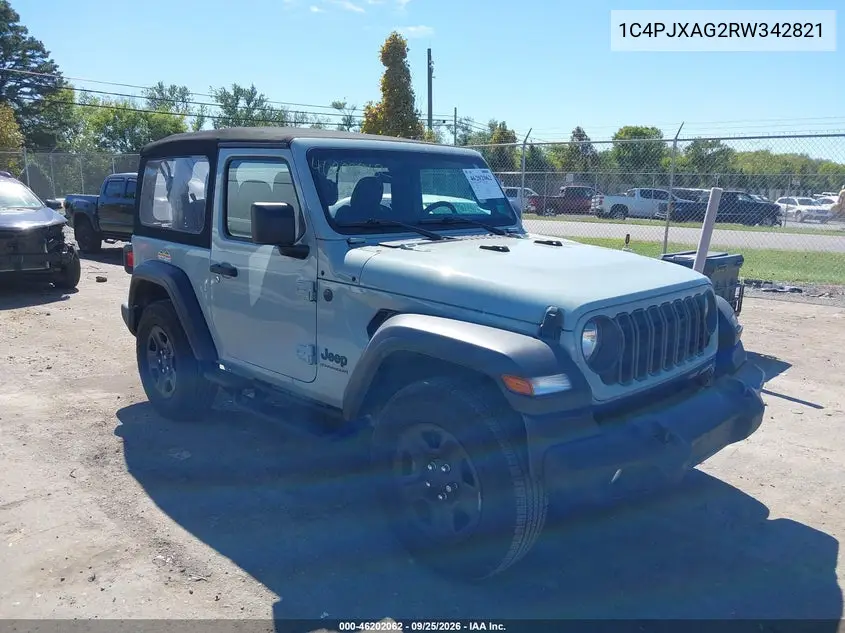 JEEP WRANGLER 2024, VIN 1C4PJXAG2RW342821
